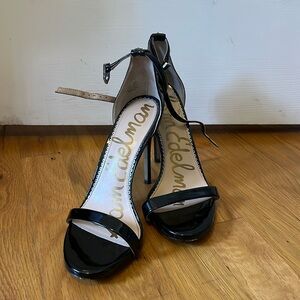 Sam Edelman Heels- Black Shiney Leather